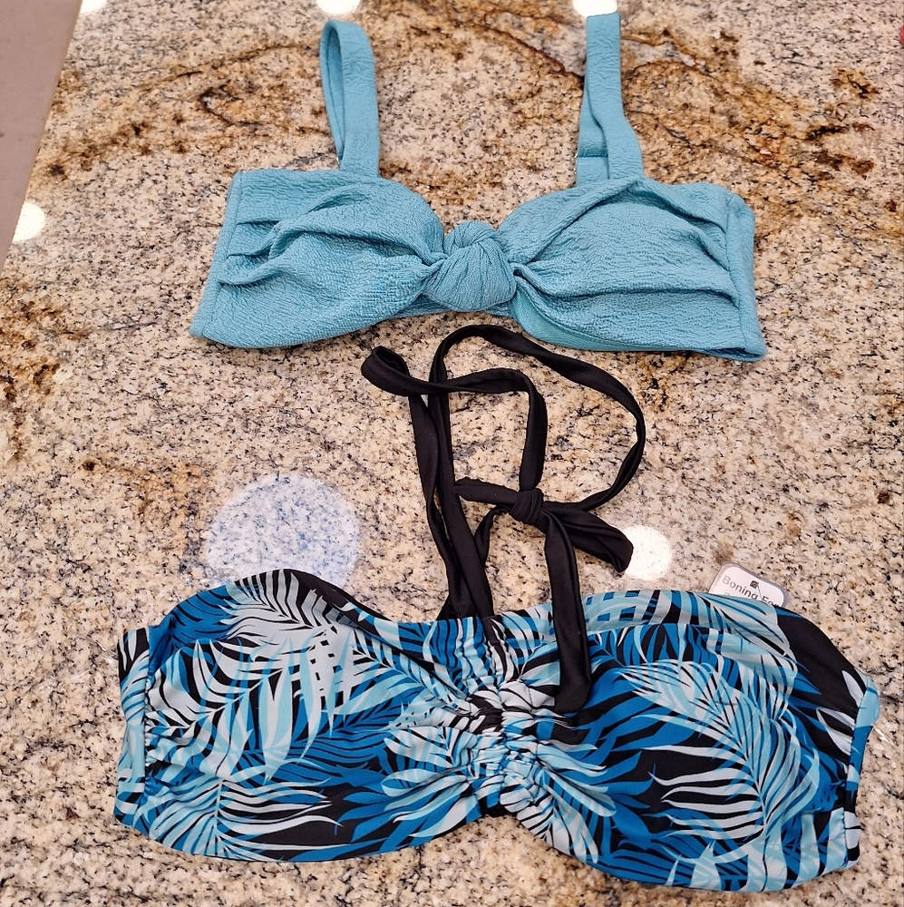 🐞 Time and Tru Bikini Bundle 2 Tops - Size Small - 4 to 6 NWT